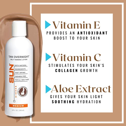 Sun-Laboratories-Tan-Overnight-Self-Tanning-Lotion-for-Body-and-Face-Sunless-Tan-Golden-Glow-Medium-2-Pack-8-fl-oz-Bottles