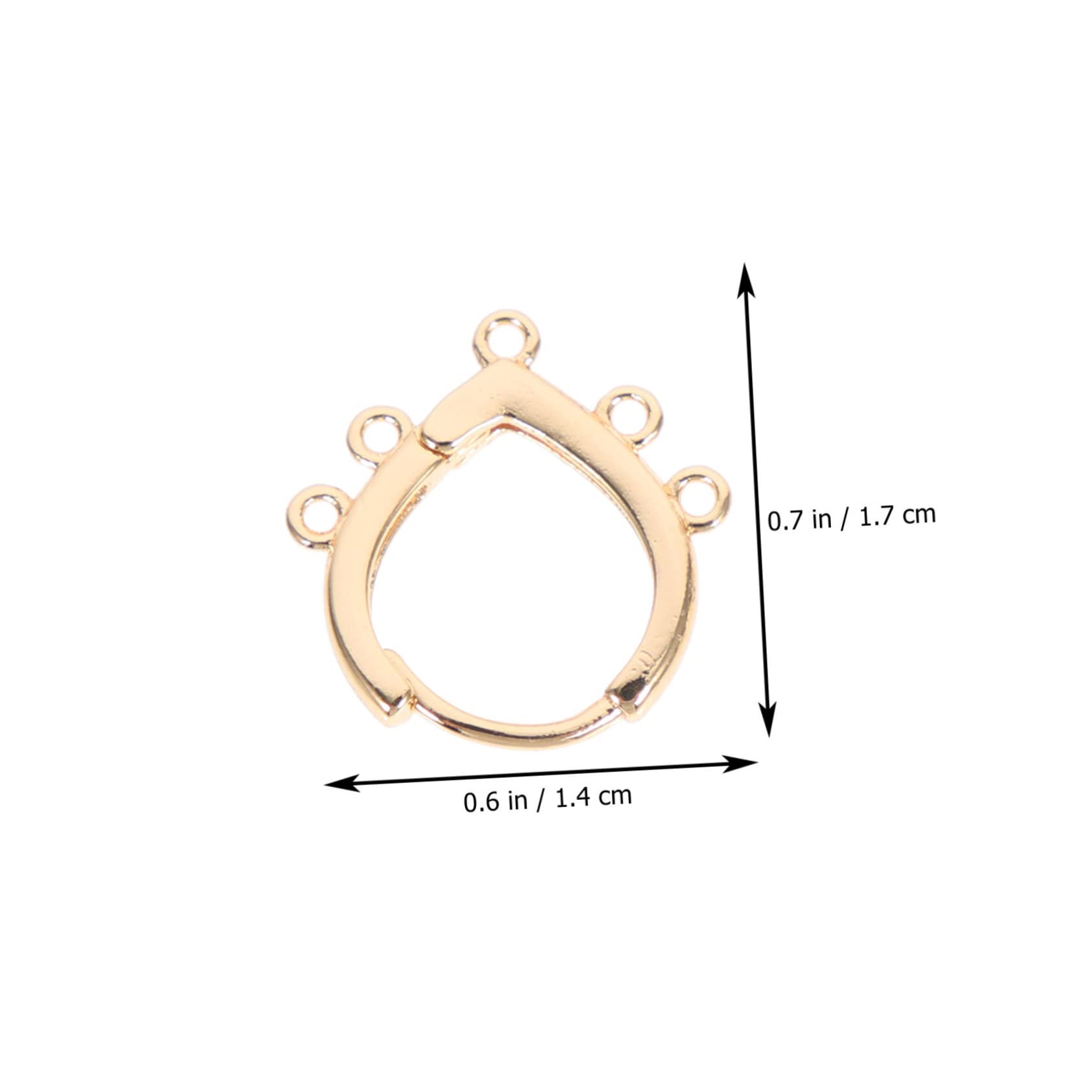 EXCEART 30piezas Ganchos Para Pendientes De Esterlina Kit De Suministros Para Fabricación De Pendientes Diy Para Creaciones De Joyería Personalizadas