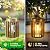 Ahaorigin Solar Lanterns Outdoor Waterproof, Brighter Up to 12 Hrs Outdoor Hanging Solar Lights, Outside Hanging Lanterns for Garden Porch Patio Yard Decor, Gifts for Women Mom Father 2 Pack