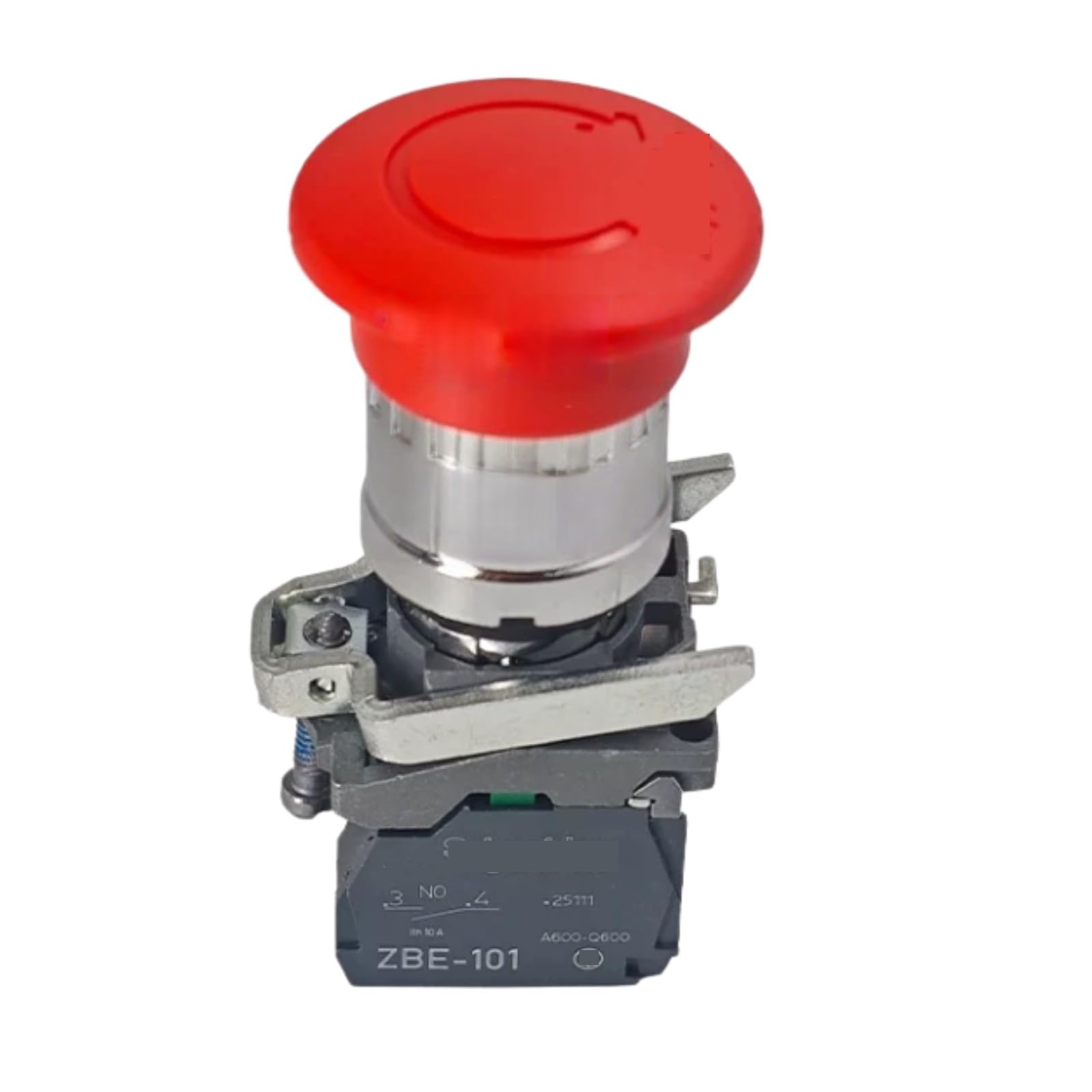 JHSLJCQS Emergency Stop Button XB4BS8445 1NO 1NC, ZB4BS844+ZB4BZ105 Push Button Switch