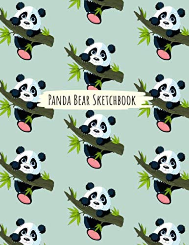 Panda Bear Sketchbook: Cute Animal Lovers Drawing, Doodling, and Sketching Blank Page Sketch Book