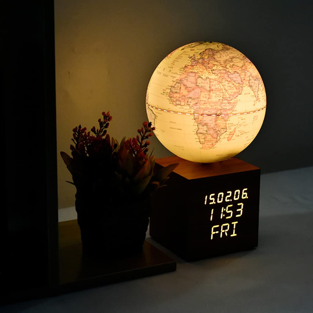Najbardziej praktyczny globus Elektronische klok Wereldbollen 5,51" met geografische bollen voor studenten en kinderen Creatieve verjaardagscadeau Chinese versie Inspirujące prezenty logiczne