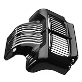 Farbe: Schwarz. C-FUNN Ölkühler-Abdeckung, Schwarz für 2011–2015 Harley Touring Electra Road Street Glide