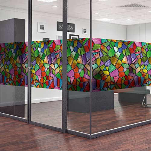 Privacy Film for Windows and Shower Doors Multi-Colour, 40 x 200 cm, Multicolor, H40 x L200 cm - Image 3