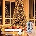 FairyGlim Weihnachtslichterkette mit Fernbedienung-20M 200 LED für Wasserdichte Outdoor Lichterkette mit 8 Modi. Ideal für Gärten, Partys, Terrassen und Balkon festliche Deko (warmweiß)