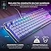 NEWSKILL Serike TKL Ivory Teclado Mecánico Gaming Full RGB