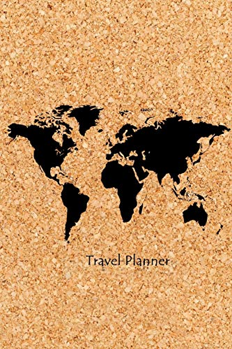 Travel Planner: (Notebook, Diary) 6” x 9”, travel itinerary planner and lined journal with notebook pages, 100 pages