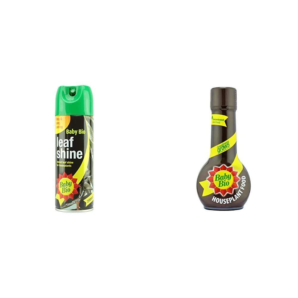 84899143 Leaf Shine Houseplant Care, Ready-to-use, 200ml & 5878844 Original House Plant Food, Concentrate