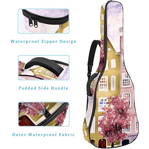 Housse de guitare moderne en tissu Oxford imperméable avec bandoulière réglable - Les Beatles, Paul McCartney, John Lennon, RIngo Starr, George Harrison Housse de guitare moderne en tissu Oxford imperméable avec bandoulière réglable – Image 5