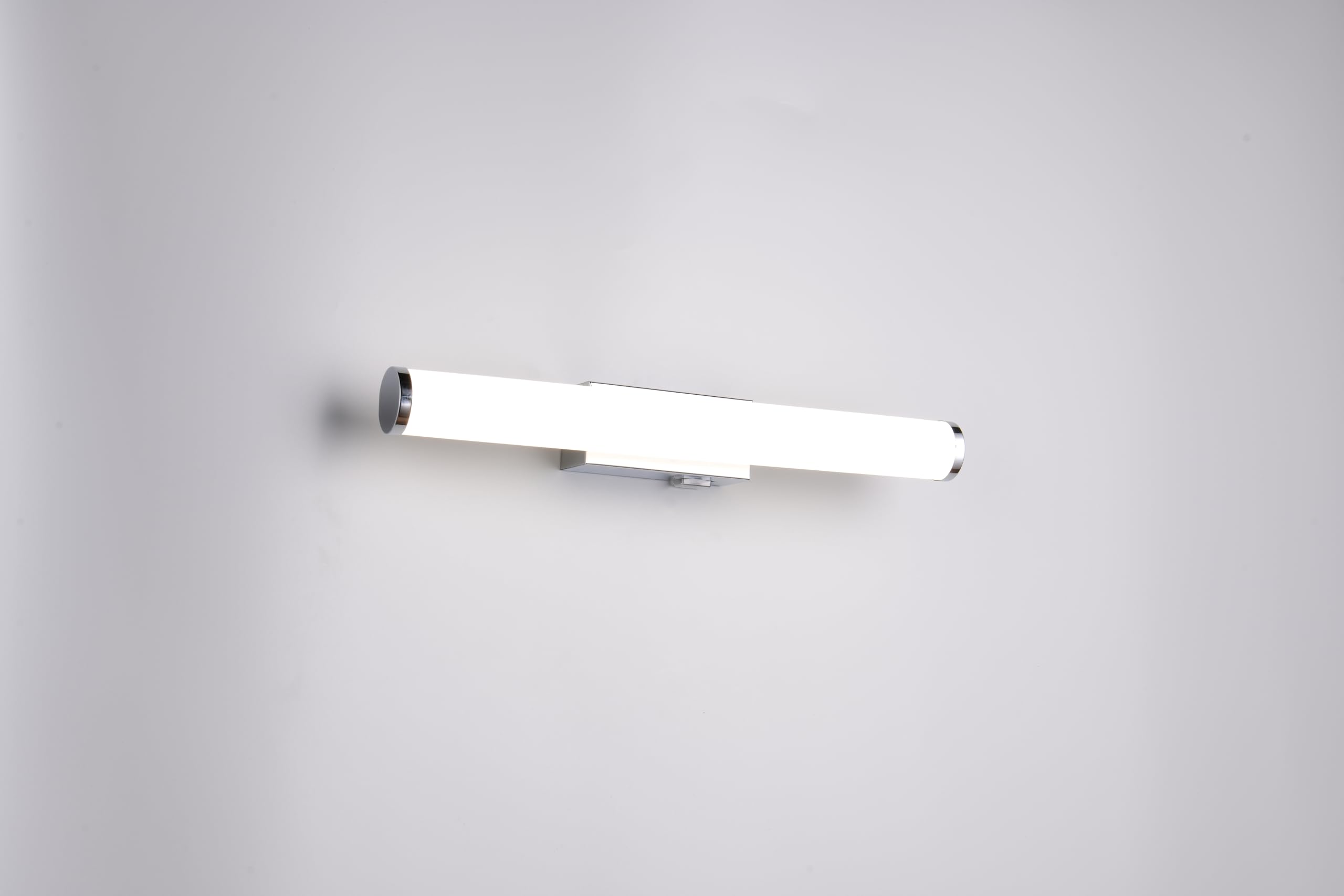 Trio Leuchten LED Badezimmer Wandleuchte Mattimo 283274106, Metall Chrom, Kunststoff Weiß, 4.3 Watt LED
