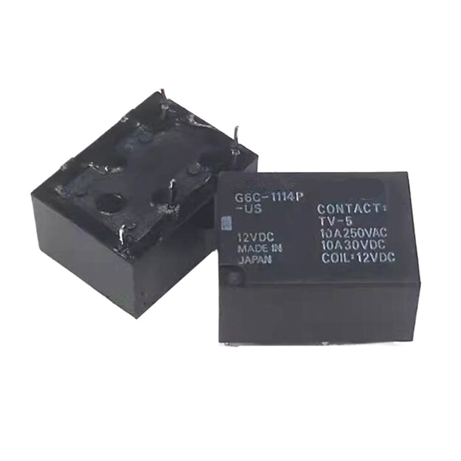 G6C-1114P-US 12VDC G6C1114PUS 12VDC 12V DCV12 12DCV 4PIN Relay 2Pcs/5Pcs(5PCS)