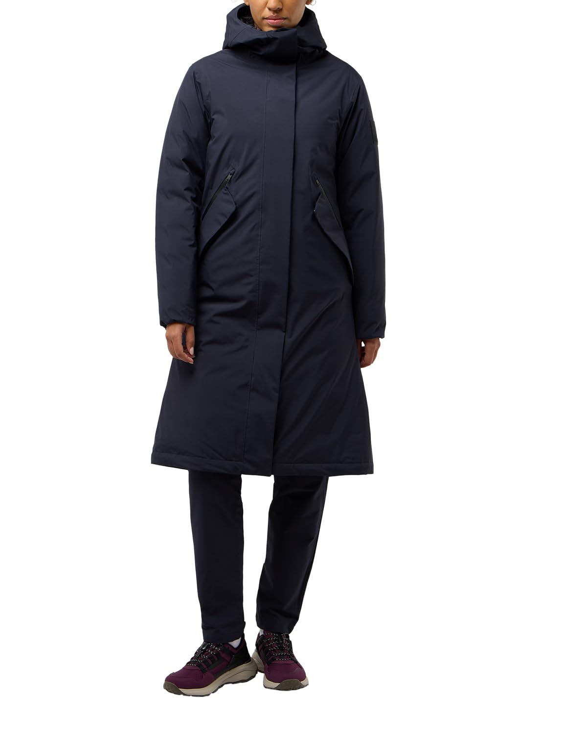 Jack Wolfskin Women's Brandenburger Coat W RDS, Dark Navy, M