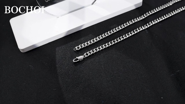 A Mio Marito Collana A Catena Cubana, Romantico Regalo Di San