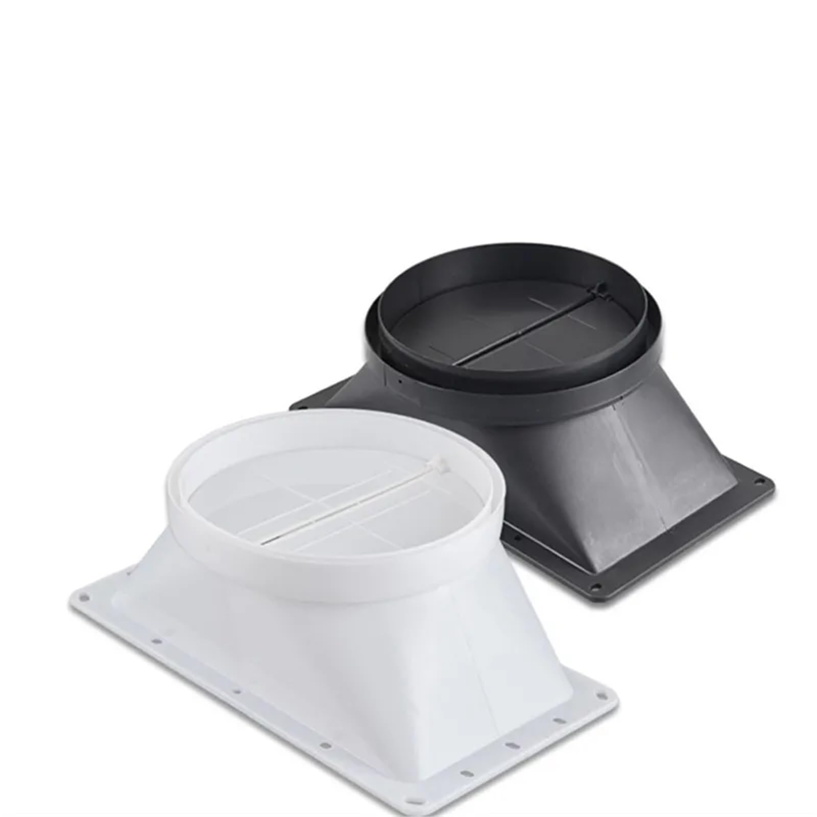 rejilla de ventilación ajustable Soporte De Base For Tubo De Escape, Conector De Tubo De Aluminio, Piezas For Campana Extractora De Cocina, Válvula De(7 layers)