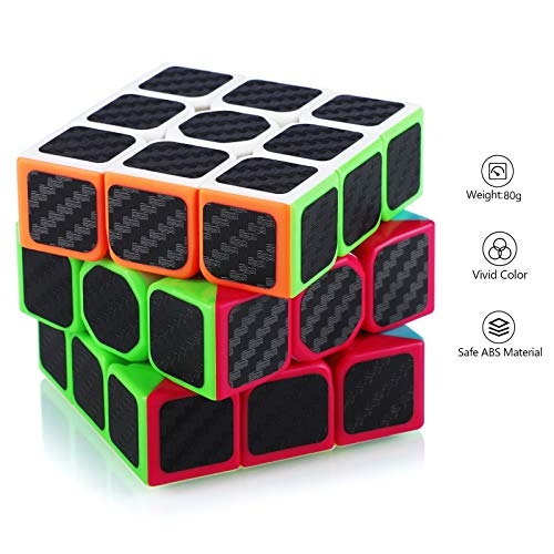 Maomaoyu Speed Cube, 2 x 2 x 2 3 x 3 x 3 Geschwindigkeitswürfel, Carbonfaser