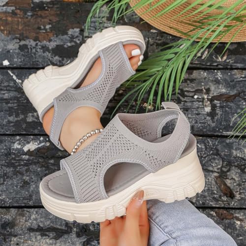 Sandalias de cuña mujer cómodas y transpirables para caminar con estilo este verano 6