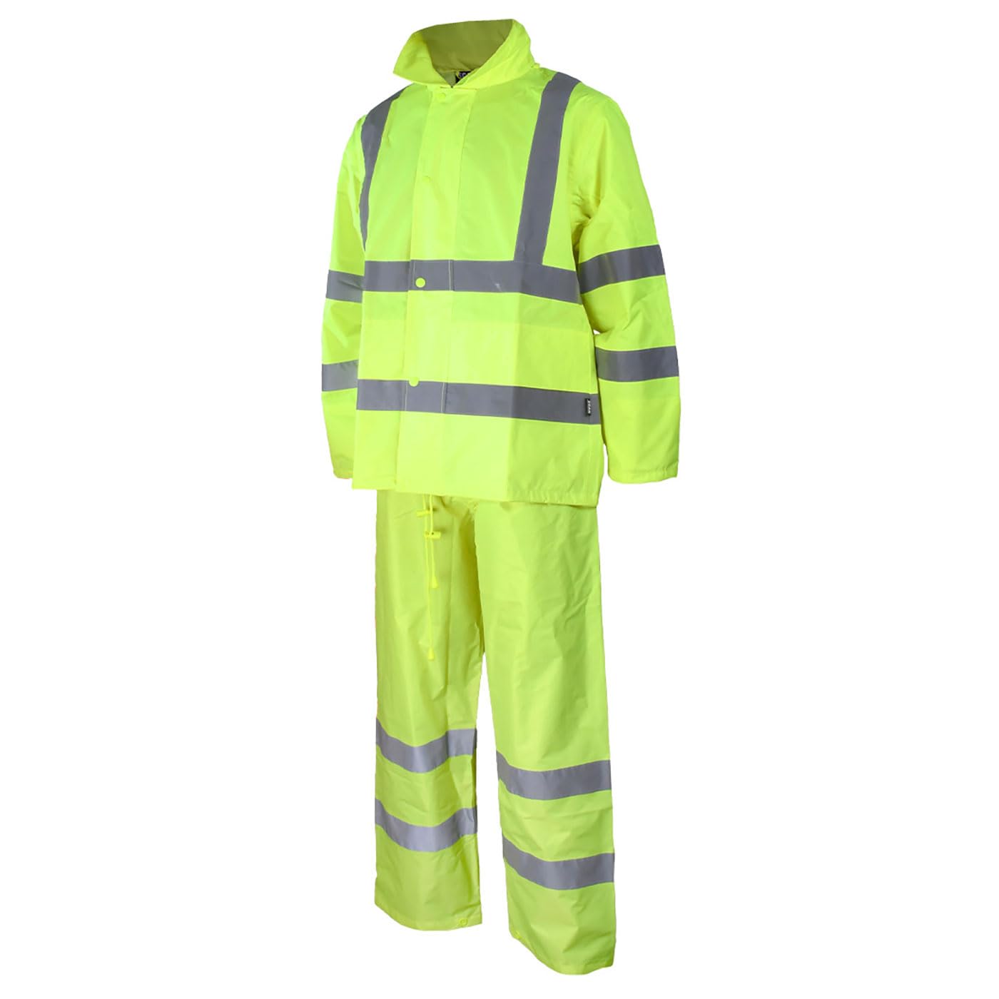 Scan Scahvrsym Hi-Vis Rain Suit YellowM Scahvrsym from B&Q