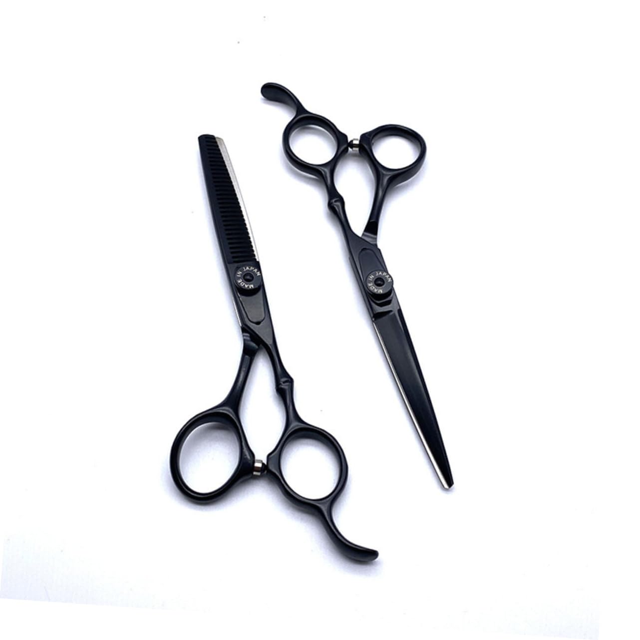 Healvian Juego de 5 Tijeras de Peluquería de Acero Inoxidable, Mango Ergonómico, Peine de Corte y Bolsa de Almacenamiento para Uso Diario en Casa