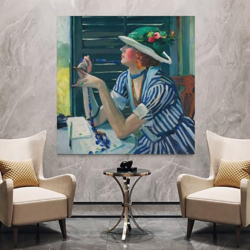 Lienzo Jane Peterson The Answer de 20x20 pulgadas que embellece tu hogar moderno 7