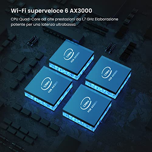 Tenda Nova MX12-3 AX3000 Mesh Wi-Fi 6 System, ampia copertura Wi-Fi fino a 4-6 camere da letto & Nova Wifi 6 Mesh AX1500 (MX3), Sistema WiFi 6 per tutta la casa, MU-MIMO - Immagine 2