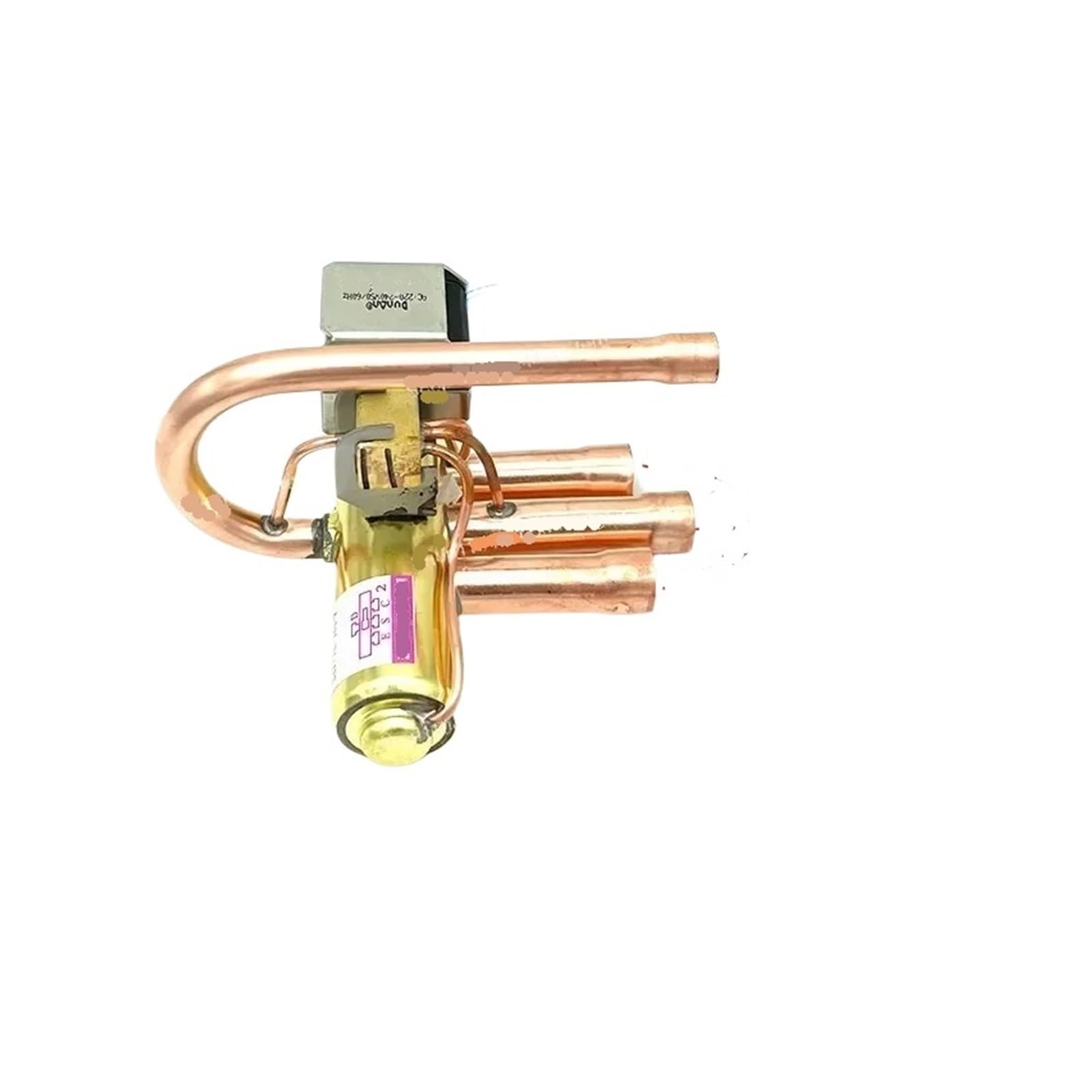Hizon 1P Four-Way Valve Four-Way Reversing Valve，Compatible For Midea， Compatible For Gree， 1-12P Air Conditioner Air Energy Four-Way Valve Accessories, Coils(1P Four-Way Valve)