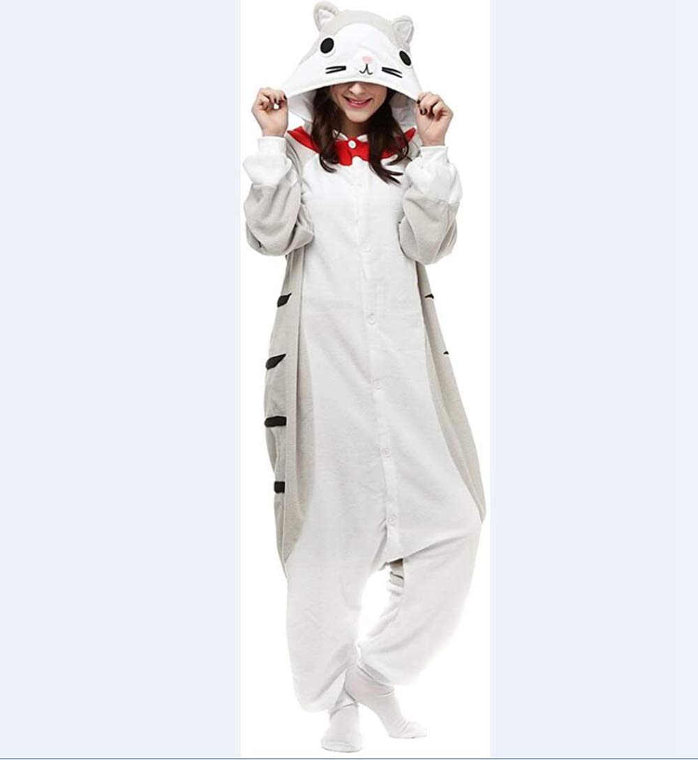 RULTARULTA Adult Animal Onesie Chi's Cat Cosplay Unisex Pyjamas Halloween Onesie Costume