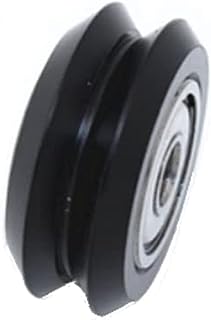 اكسسوارات عجلة بلاستيكية مزدوجة الفتحة على شكل V مع محامل لطابعة ثلاثية الابعاد من الألومنيوم