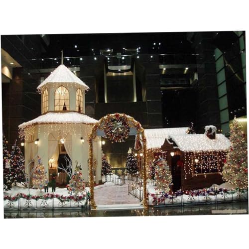 Ciieeo 3 Pecas neve branca falsa decoração de natal decoração natal decoraçao de natal snow flakes e