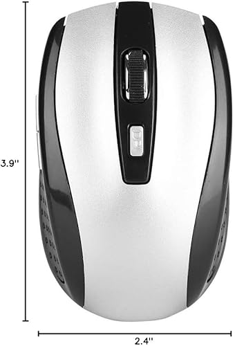 Miniatura 10 de YWBL-WH Portble Ratón inalámbrico óptico 6D 2.4GHz Ratón óptico inalámbrico con receptor USB para PC ordenador portátil