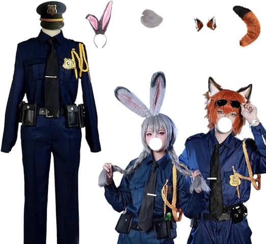 【PEACE】ジュディ警官➕ニック私服➕ニック警官 警官姿のジュディとニック！セガプライズ ディズニー『ズートピア』 M