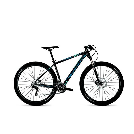 FOCUS Black Forest Bicicleta 29R, sistema de 30 velocidades, para hombre, MTB de 29 pulgadas, 47 cm, Magicblack (negro) mate (azul, azul claro), 2014