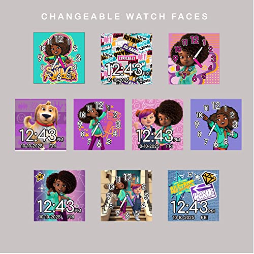 Karma’s World Kids Smartwatch – Interactive Touchscreen with Games, Camera, Step Tracker & Voice Recorder – 10 Watch Faces & Wallpapers – Adjustable Fit for Wrist Sizes 5.5"-8"4