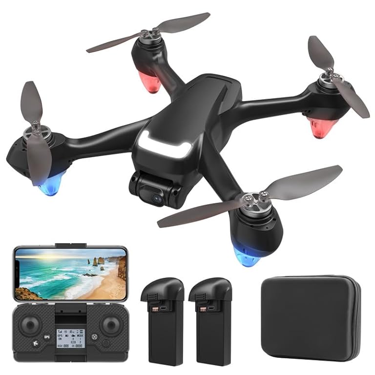 A detailed flat lay of essential drone repair tools and spare parts, including propellers and motors