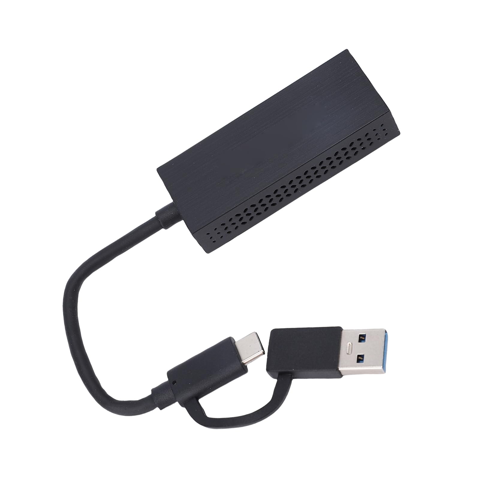 Adaptateur Réseau USB C Double Port vers RJ45 2.5G, Convertisseur Ethernet Filaire en Alliage d'aluminium pour Ordinateur Portable, Transfert de Données Ultra Rapide