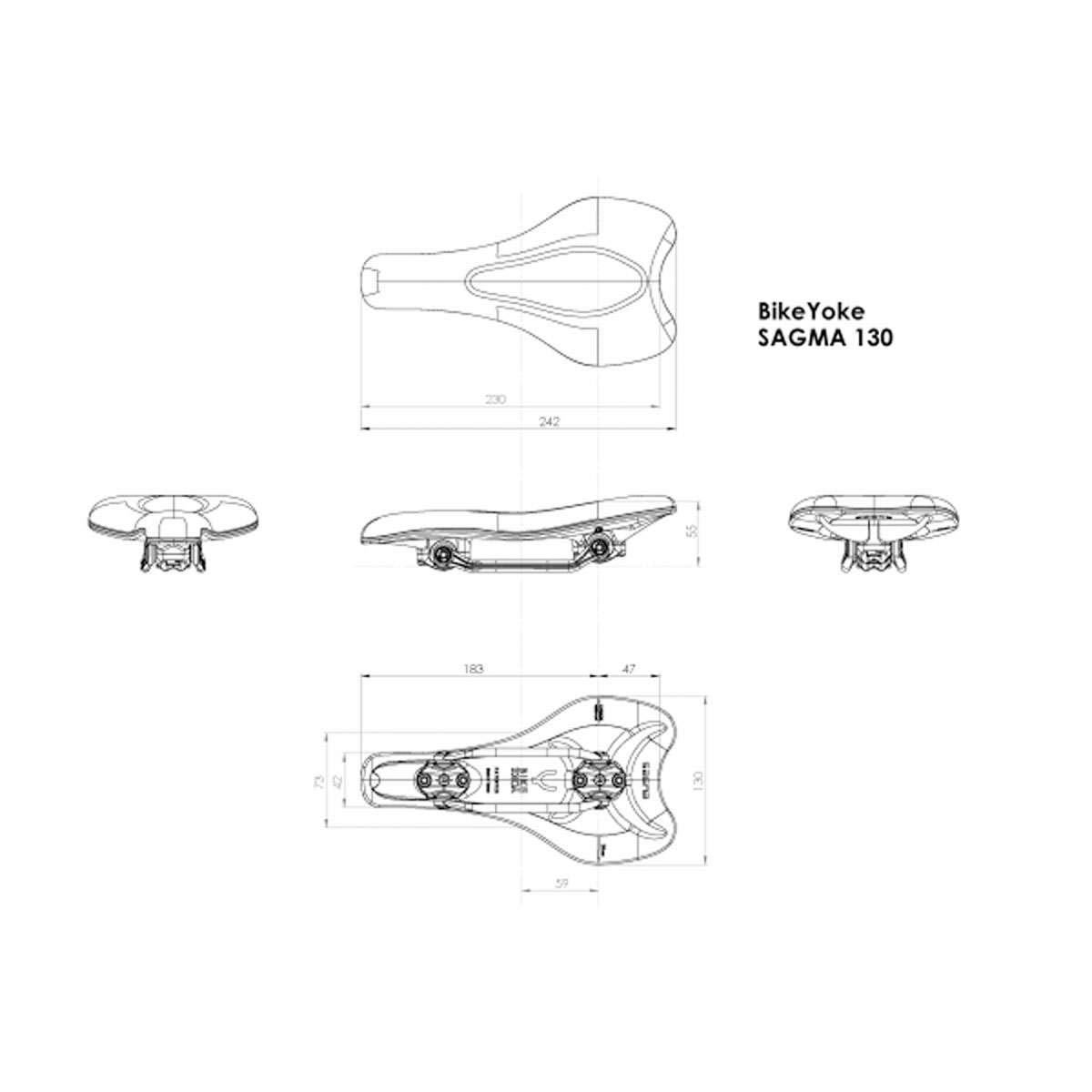 Bike Yoke Sagma サドル 130 ブラック Amazon | Bike Yoke Sagma サドル 130 ブラック | Bike Yoke