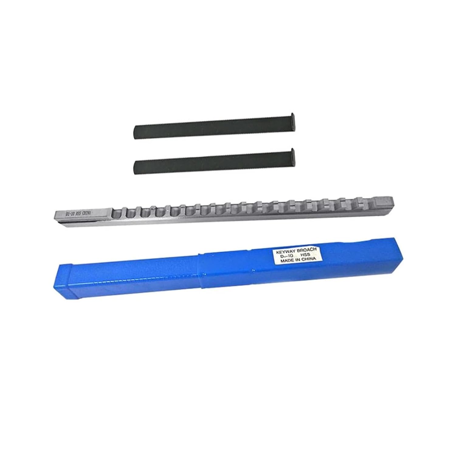 1PC 2/3/4/5/6/8/10/12/14/16/18mm A1/B1/C1/D1/E1 Type Push Type Keyway Broaches HSS Keyway Tools for CNC Machine Tool for Metalworking, Lathe(D1 10mm)