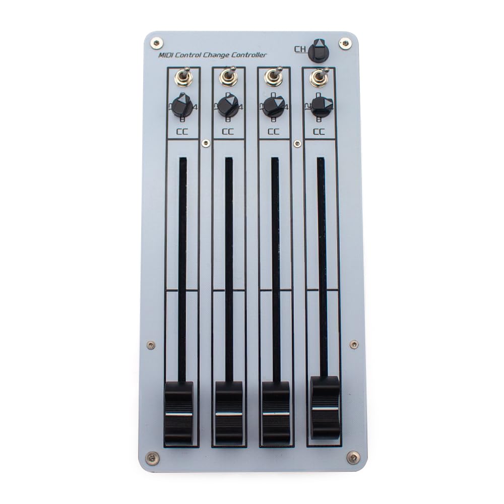 Controlador MIDI CC USB de 4 Faders, Mezclador DAW y Control de Plugins para Producción Musical