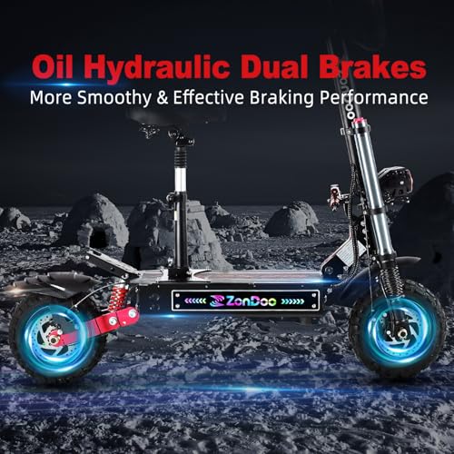 Adult Electric Scooter 55MPH Fast 6000W Dual Motors 60 Miles