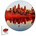 Cambogia Puzzle 195 pezzi animali di forma rotonda in legno per bambini puzzle per adulti souvenir regalo 16,5 × 16,5 pollici