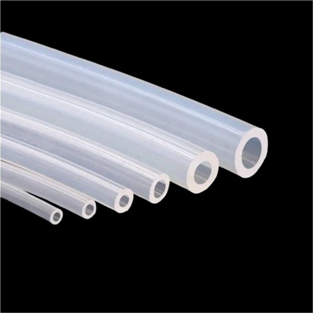 Tubo flexible de silicona de 1 metro, diámetro interior de 0,5 mm a 50 mm, manguera de goma de silicona transparente, tubo de refrigeración por vacío.(50 * 60mm)