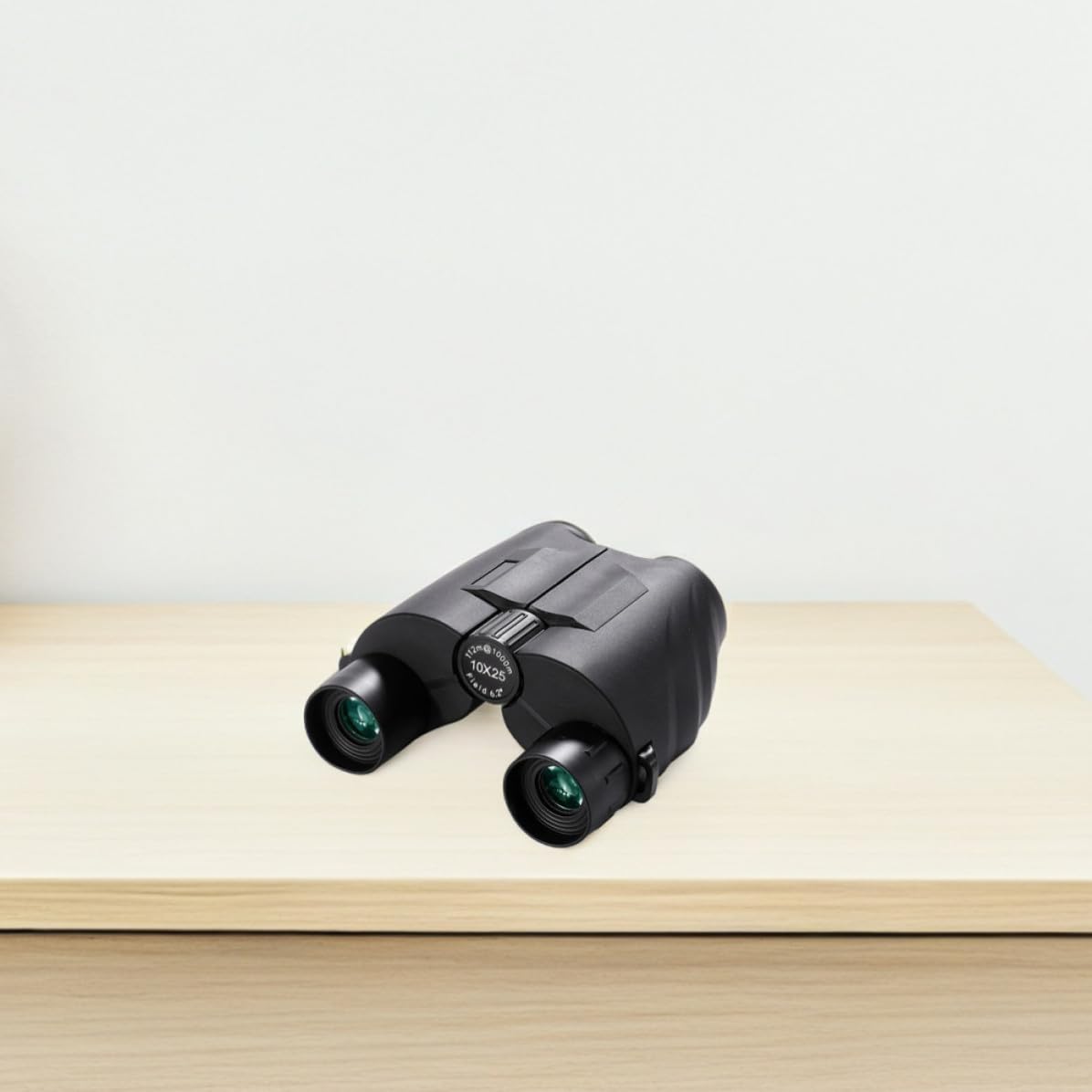 Binocolo Compatto 10x25 Nero Messa a Fuoco Indipendente