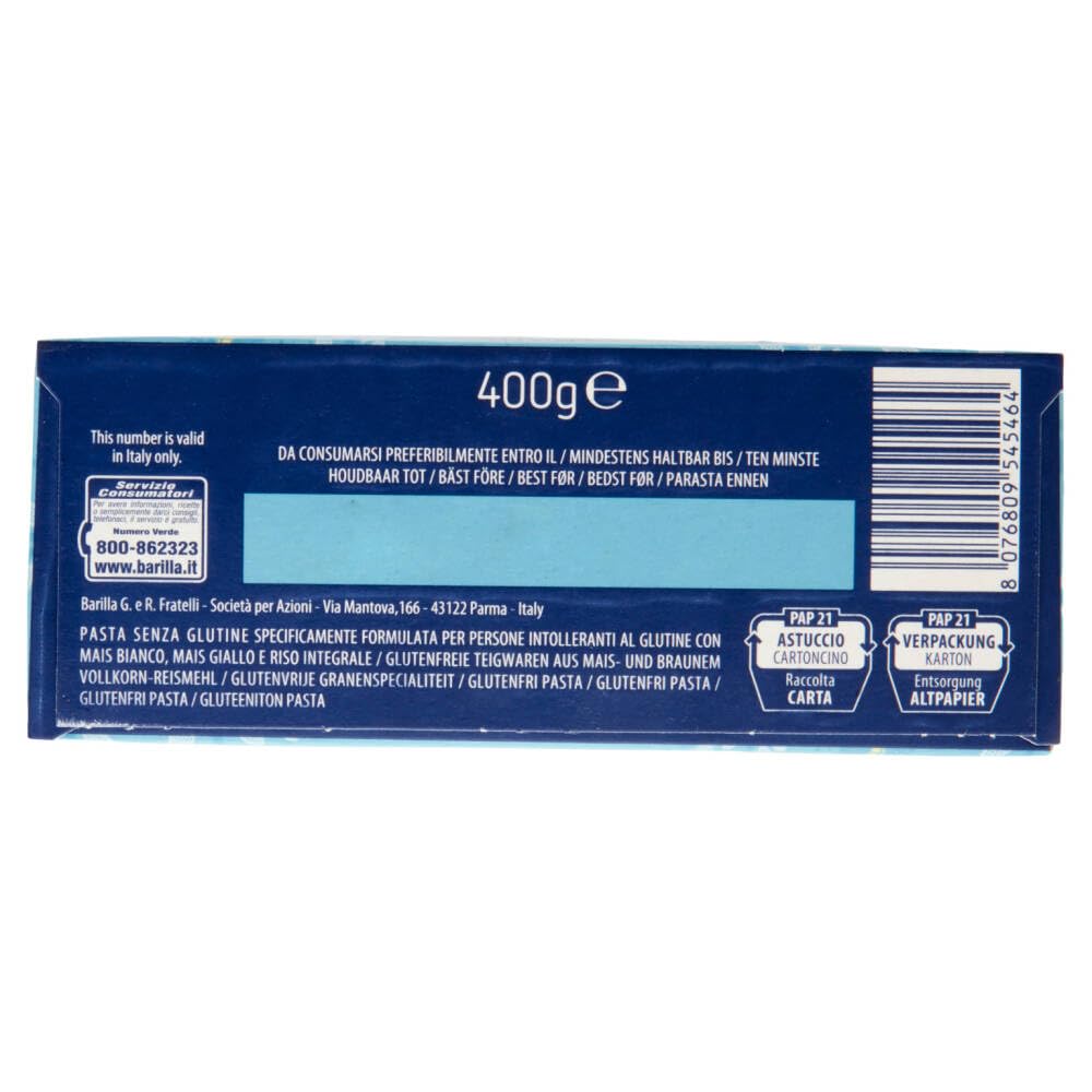 Italian Gourmet Glutenfreie Italian Gourmet Fusilli senza glutine 24 x 500g | Formato elicoidale, ricetta glutenfrei; hält Pesto, Tomatenragù, Gemüse und, Gesamtnettogewicht 12 kg + Kostenlos Polpa 400g
