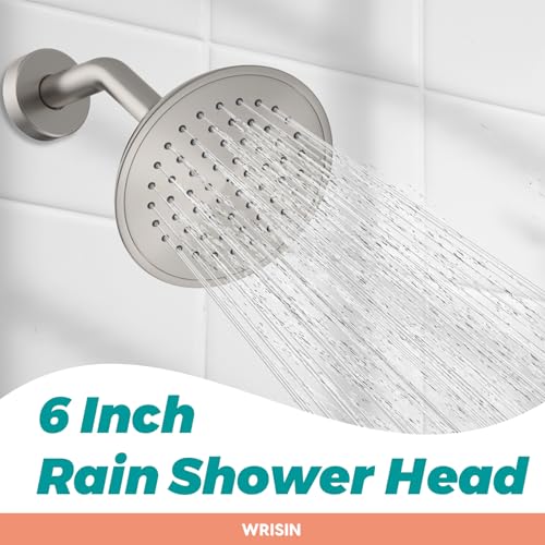 Wrisin GDFJ8018 Shower Faucet Set Brushed Nickel thumb #2
