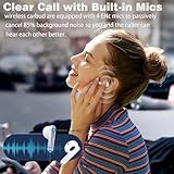 Wireless Earbuds,Bluetooth 5.3 Headphones in Ear with ENC Noise Cancelling Mic Wireless Earphones 36H Playtime HiFi Stereo Sound,Touch Control Mini Bluetooth Ear Buds IPX7 Waterproof for Android IOS - Image 5