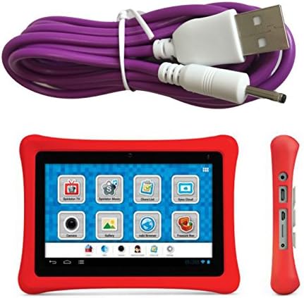 Smays Cord for NABI 2 II NABI2-NV7A NABI2-NVA, Bright Color 6.5 ft Long Charger USB-DC-PU