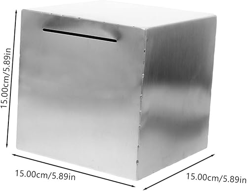 Miniatura 4 de VILLCASE 3pcs Stainless Steel Piggy Bank for Savings Jar Alcancias De Dinero Para Adultos Saving Jar Piggy Banks Money Bank Money Saver Aldult