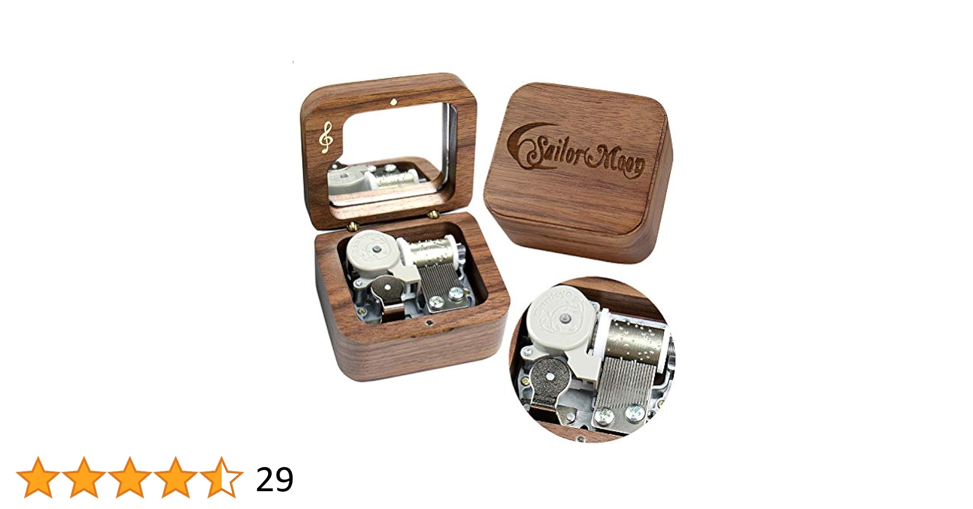 セーラームーン　オルゴールBOX Sailor Moon Moonlight Memory Star Locket Music Box Gold ver