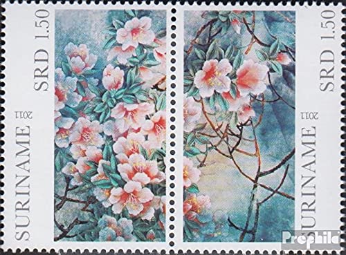 Suriname 2507-2508 Couple (complète.Edition.) Neuf avec Gomme Originale ** MNH 2011 Azaleen (Timbres pour Les collectionneurs) Plantes/Champignons Suriname 2507-2508 Couple (complète.Edition.) Neuf avec Gomme Originale ** MNH 2011 Azaleen (Timbres pour Les collectionneurs) Plantes/Champignons