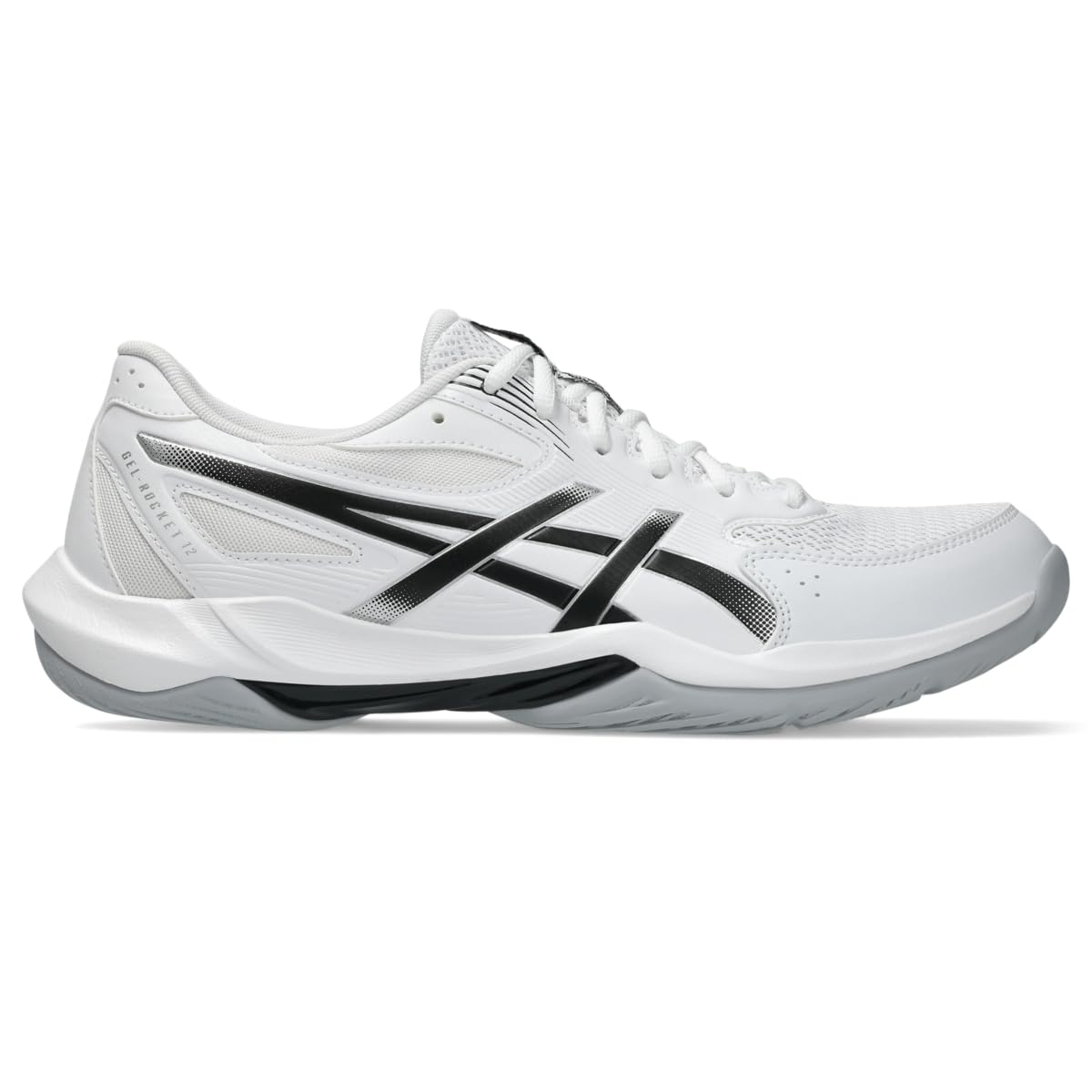 ASICS Men's Gel-Rocket 12 Sneaker 15 White/Black