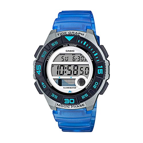 Casio LWS-1100H-2A Data Moon Phase Indicator Digital Kids Watch LWS-1100 New